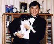 Charlie and Dean in tuxes